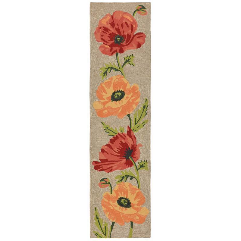 Liora Manne Ravella Icelandic Poppies Indoor/Outdoor Rug