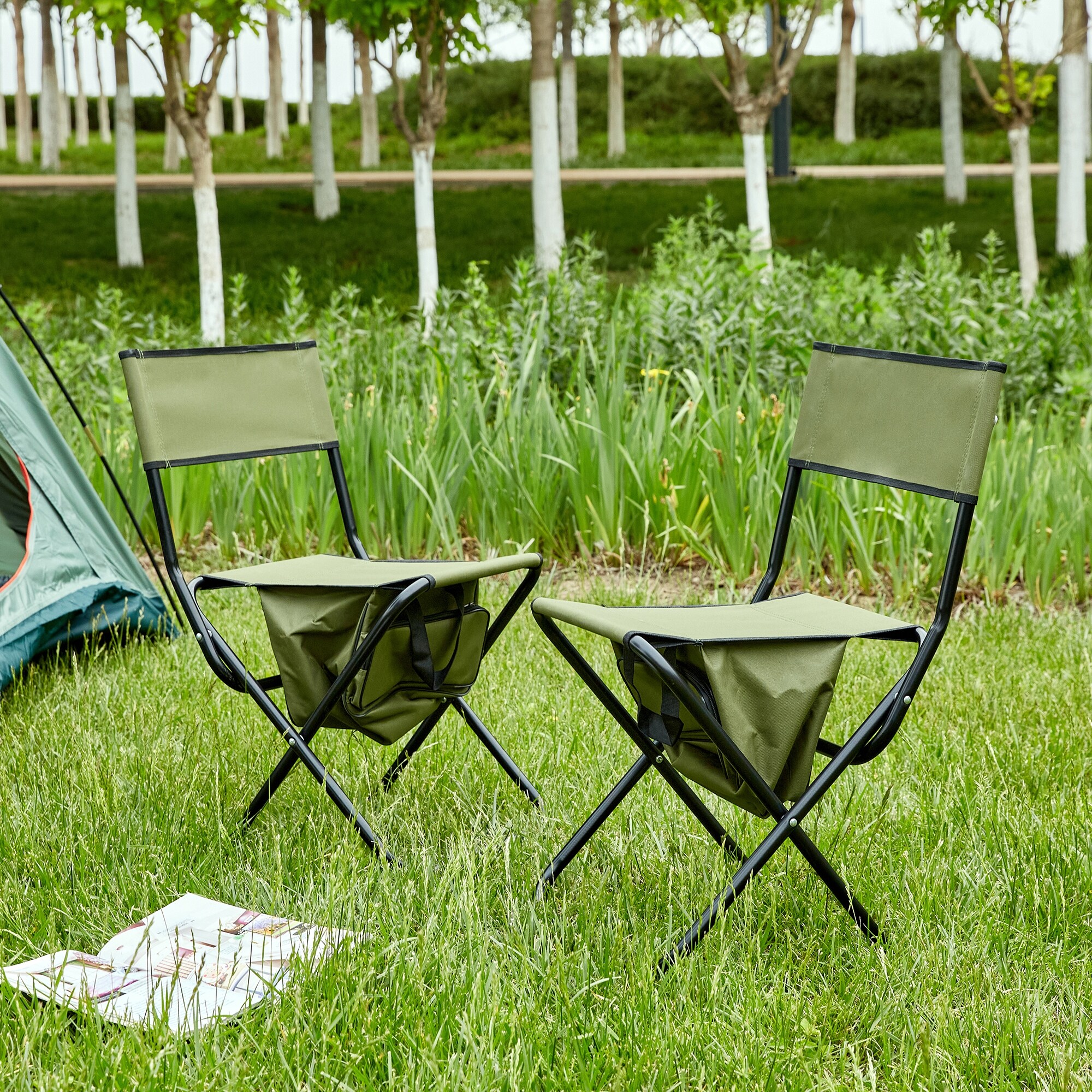 Folding Outdoor Chair with Storage Bag Bed Bath Beyond 40429242