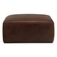 preview thumbnail 14 of 42, Poly & Bark Sequoia Ottoman - Full Grain Genuine Italian Leather
