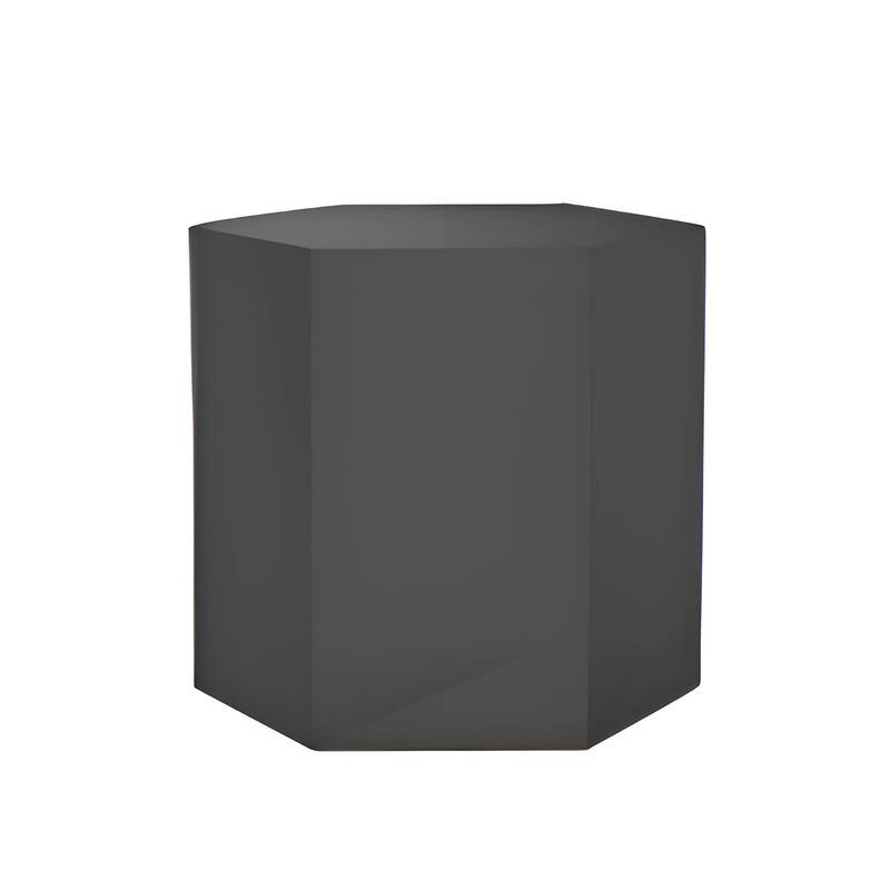 HomeRoots 9" Gray Wood End Table - 14.5' X '9' X '12.5