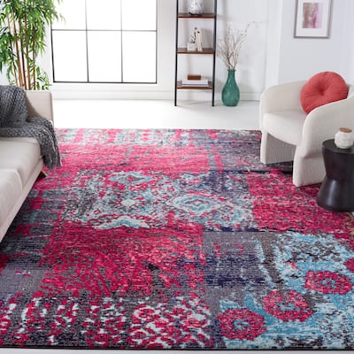 SAFAVIEH Monaco Ardak Distressed Boho Rug