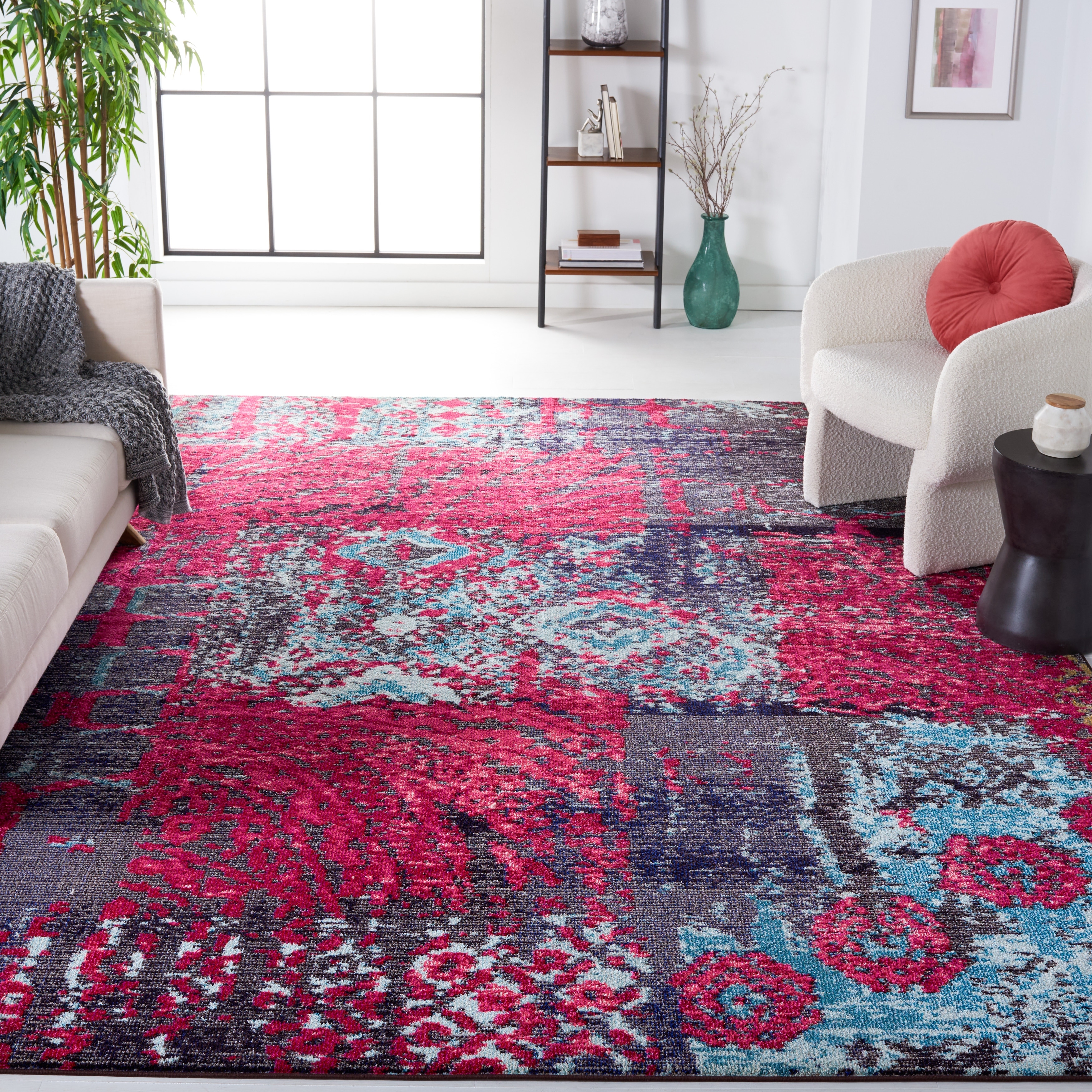 SAFAVIEH Monaco Ardak Distressed Boho Rug