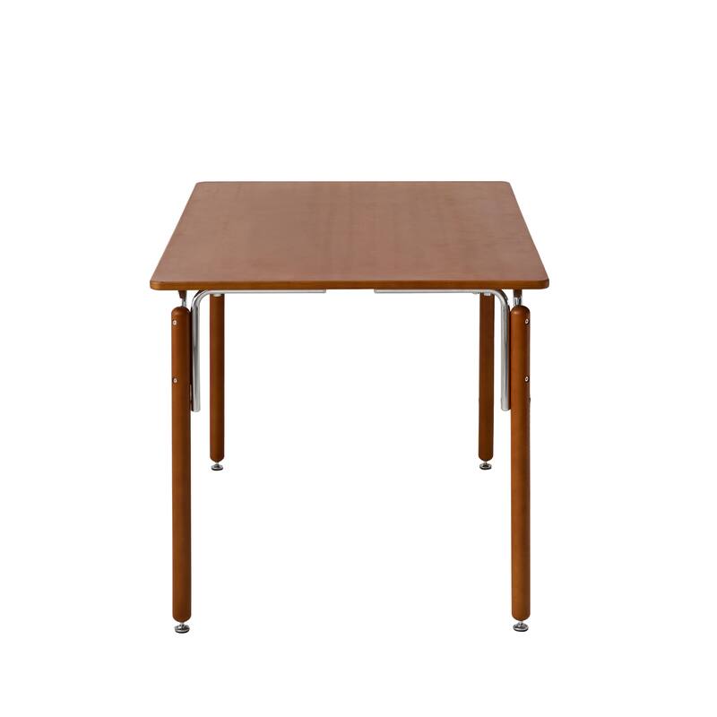 Pasargad Home Kobe Modern Dining Table, Brown - W47.2"xD31.5"xH29.5"