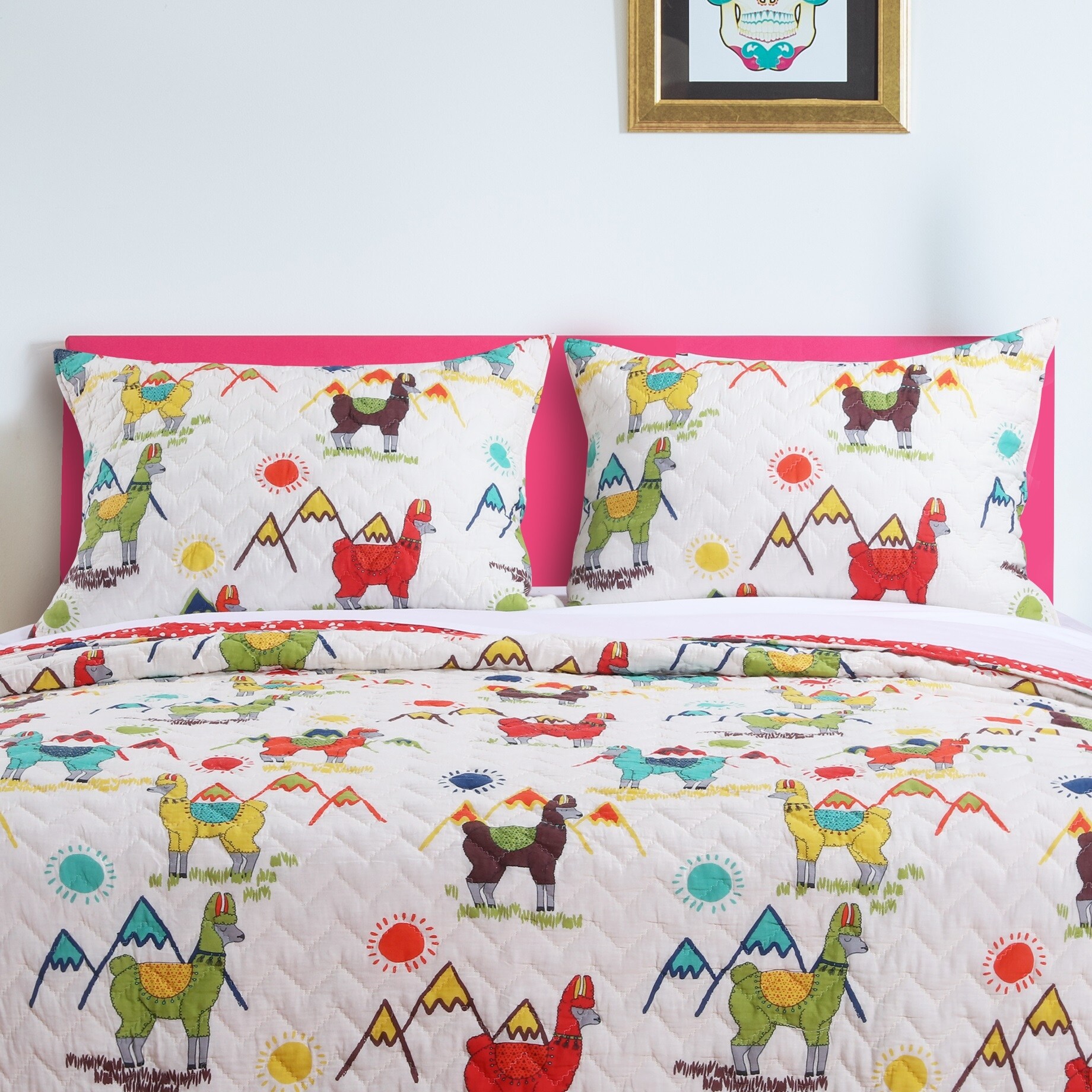 Llama pillow bed shop bath and beyond