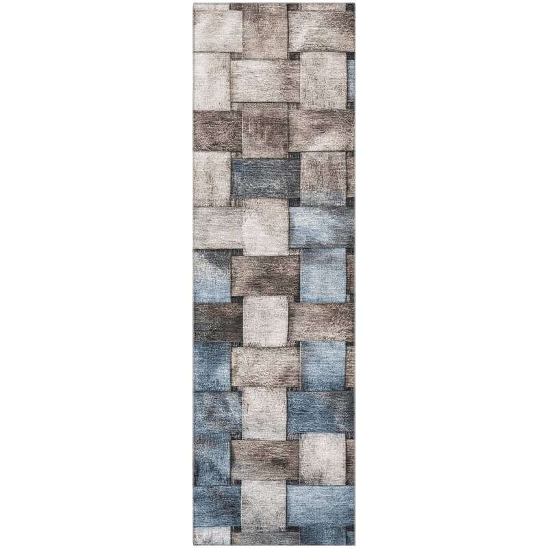 Premium Washable Super Soft Basketweave Mayfield Rug