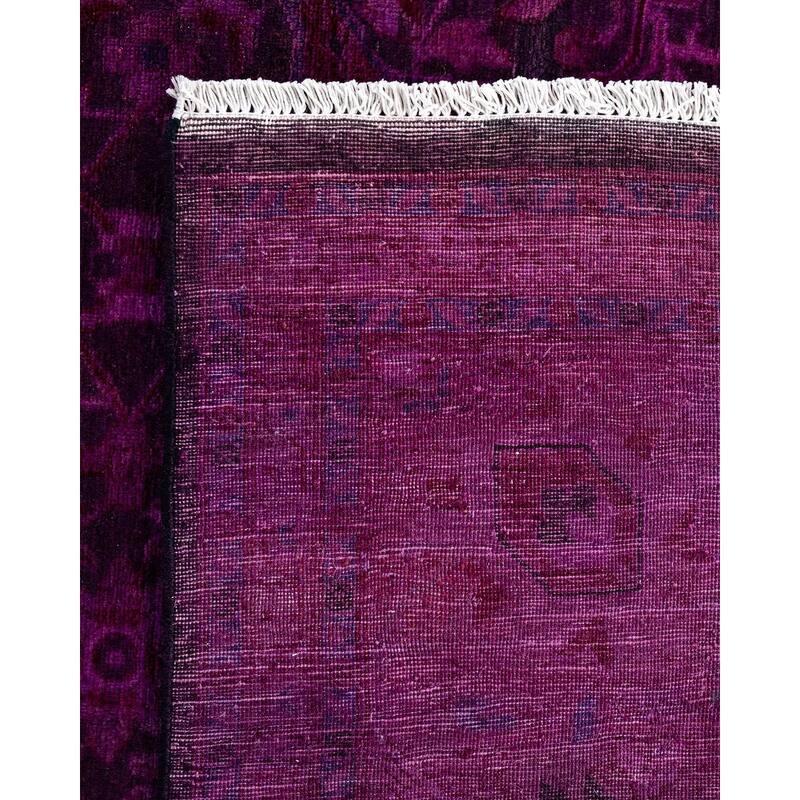 Fine Vibrance One-of-a-Kind Hand-Knotted Area Rug - Pink, 8' 0" x 10' 1" - 8' 0" x 10' 1"