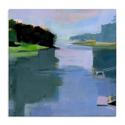 Stupell Water Reflection Abstract Canvas Wall Art Design By Kathleen Robbins