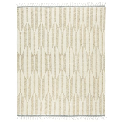 Sascha Hand-Knotted Geometric Area Rug