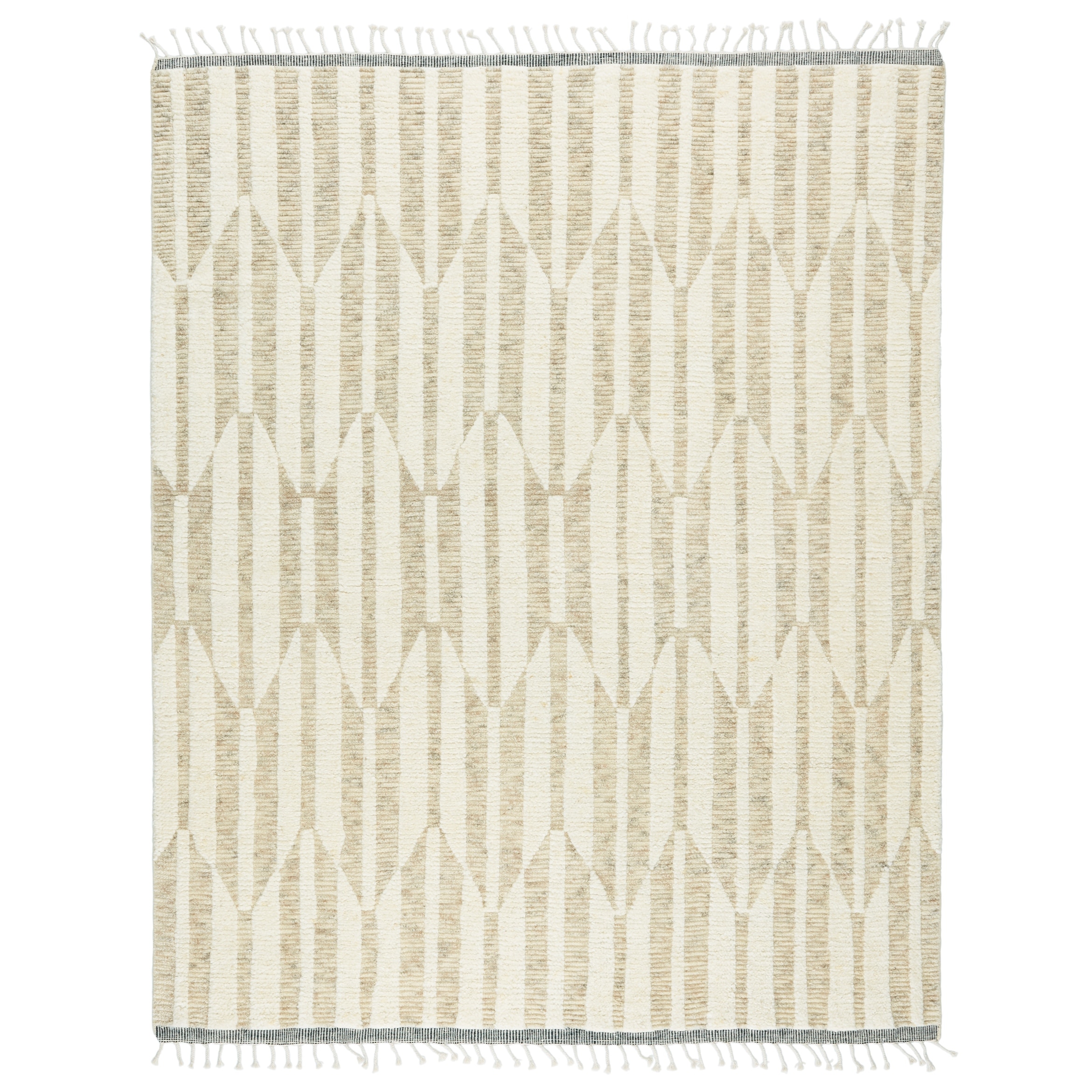 Sascha Hand-Knotted Geometric Area Rug