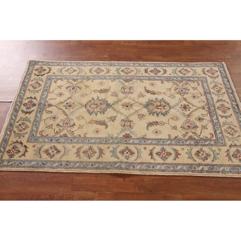 Kazak Oriental Accent Rug Handmade Floral Wool Carpet - 3'2"x 5'2"