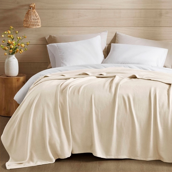 Chelsea Square Lightweight Bamboo Rayon/Cotton Blanket - On Sale