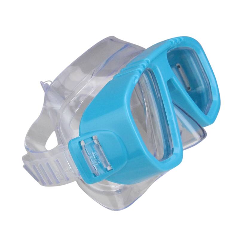 6.75" Sea Blue and Clear Newport Recreational Swim Mask for Kids