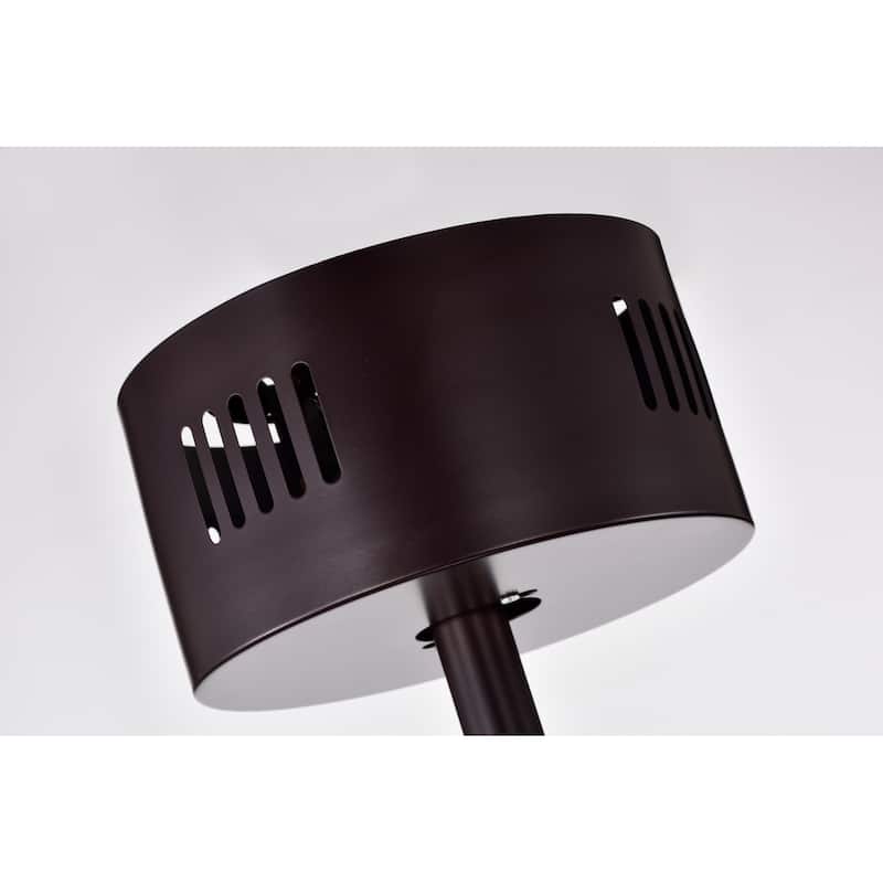 Samaire Brown 26-inch Reversible LED Ceiling Fan with Remote