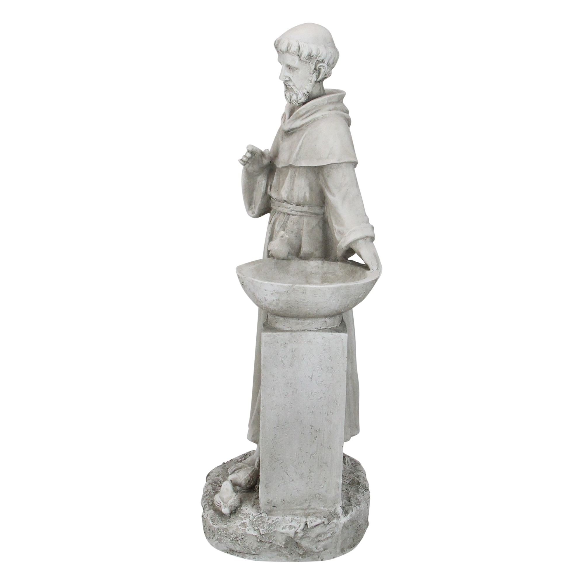Shop 15 5 Saint Francis With Bird Feeder Outdoor Garden Statue