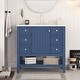 preview thumbnail 17 of 28, 36" Bathroom Vanity with Sink Combo, One Cabinet and Three Drawers, Solid Wood and MDF Board