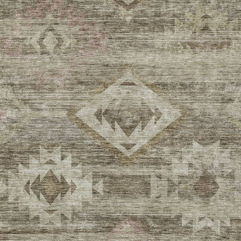 HomeRoots Southwestern Transitional Rectangle Outdoor Rug