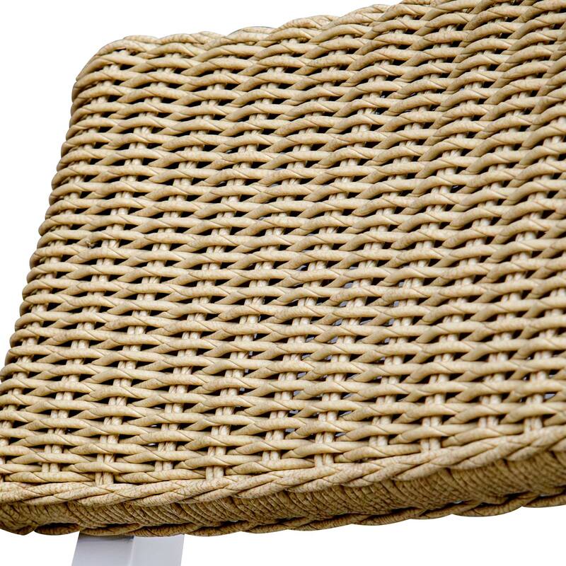 Uttermost Calbas White Outdoor Stool