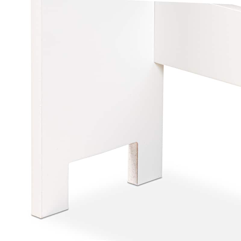 Campbell White Finished Wood Over the Toilet Bathroom Storage Cabinet