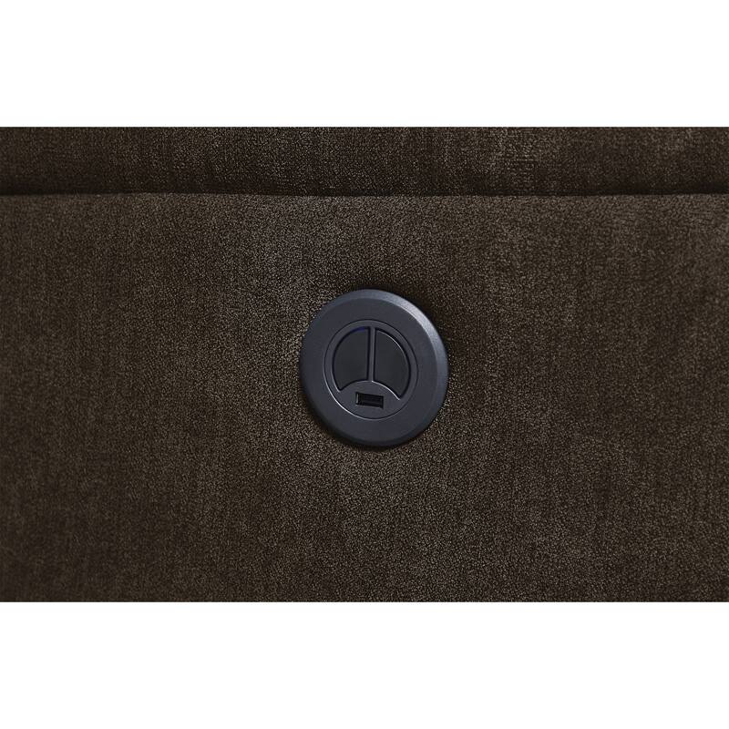 Recliner Chair with Power Recline, USB Port, Lumbar Support, and Anti-Pilling Fabric - Ideal for Small Spaces