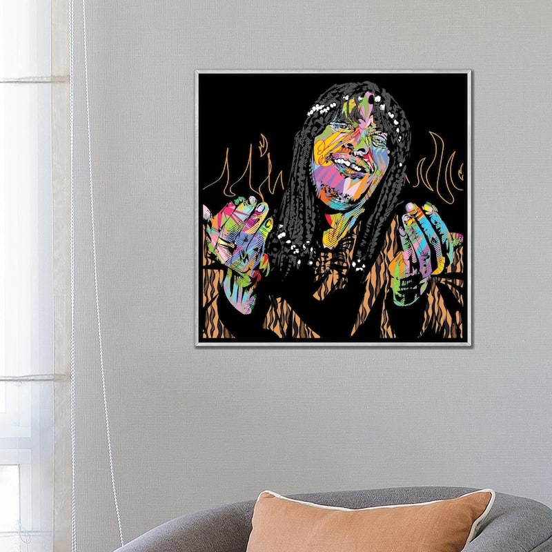 iCanvas "I'm Rick James B-tch" by TECHNODROME1 Framed