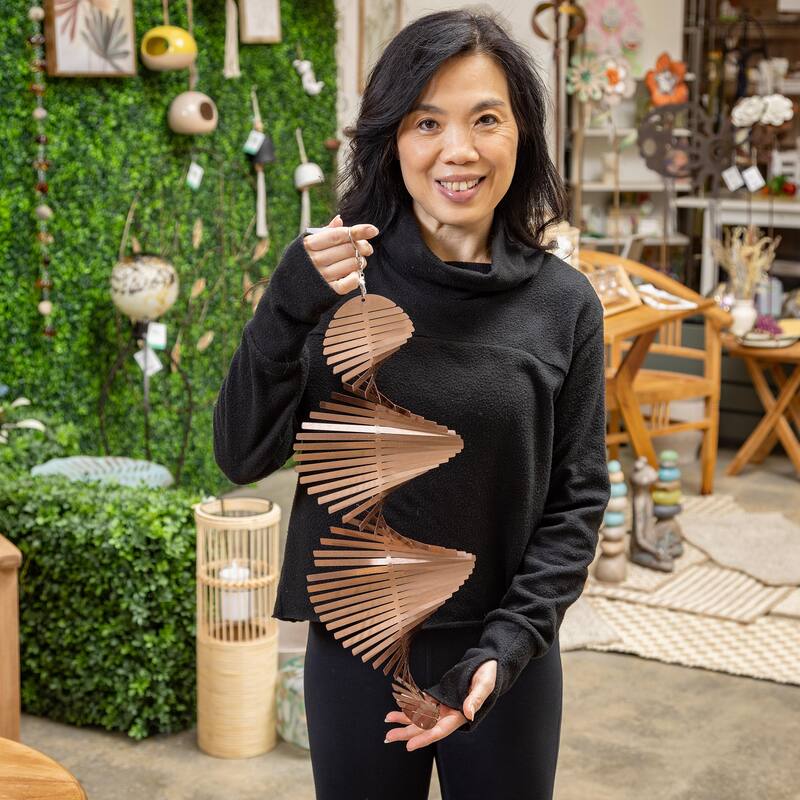 20" Copper Stainless Steel Illusion Spinner