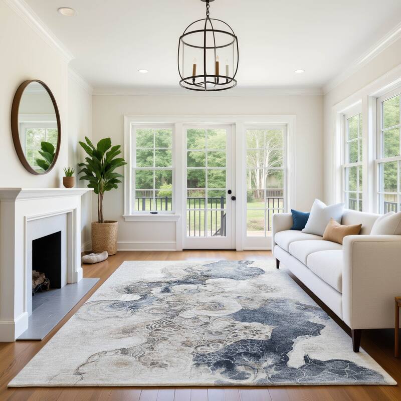 Premium Washable Super Soft Abstract Chic Mayfield Rug