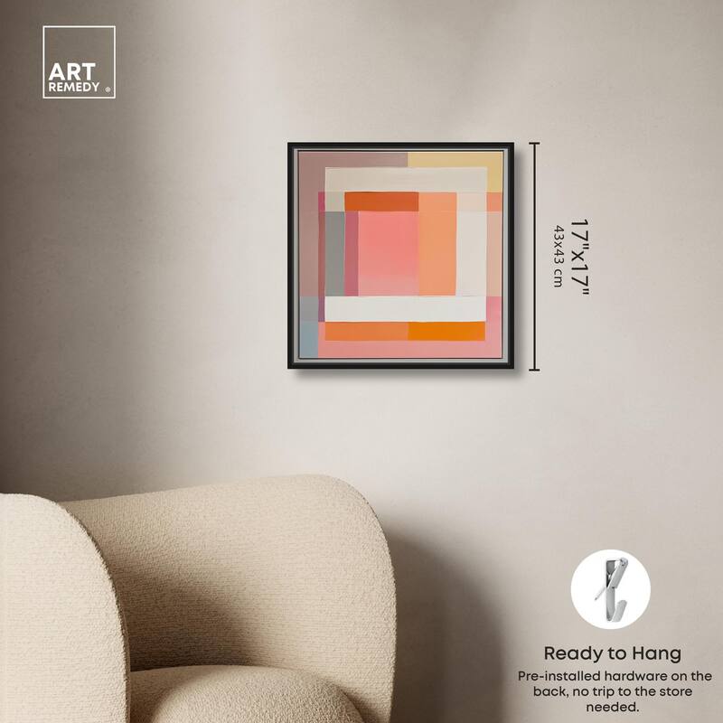 Minimal Color Blocks I Canvas by Art Remedy
