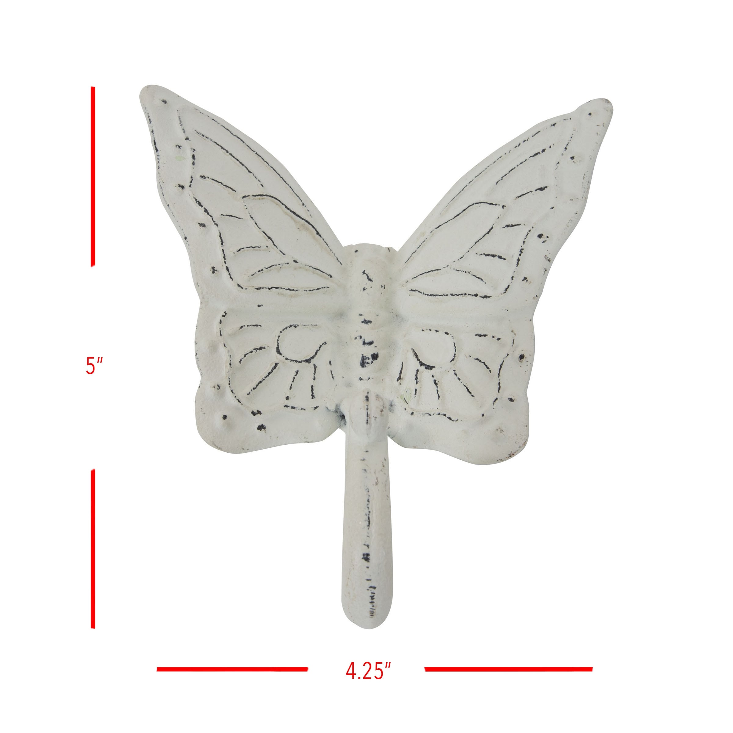 Antique white hooks top