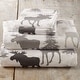 preview thumbnail 4 of 10, Premium Turkish Cotton Printed Sheet Set California King - Moose