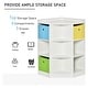 preview thumbnail 4 of 3, Kids Corner Bookshelf Toy Organizer with 3 Baskets,White