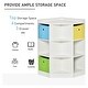 preview thumbnail 11 of 10, Kids Corner Bookshelf Toy Organizer with 3 Baskets