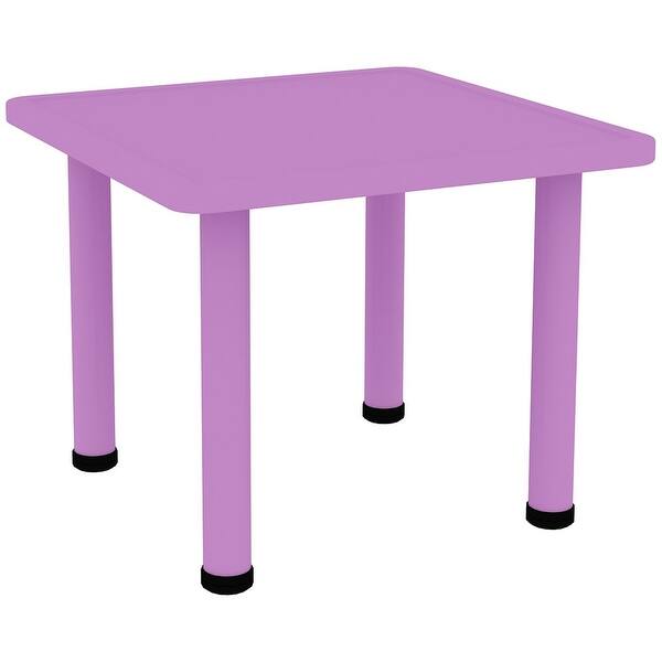 Shop 2xhome Adjustable Height Kids Plastic Activity Table Metal
