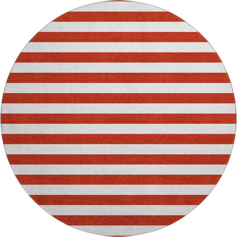 Premium Washable Super Soft Cabana Stripe Mayfield Rug