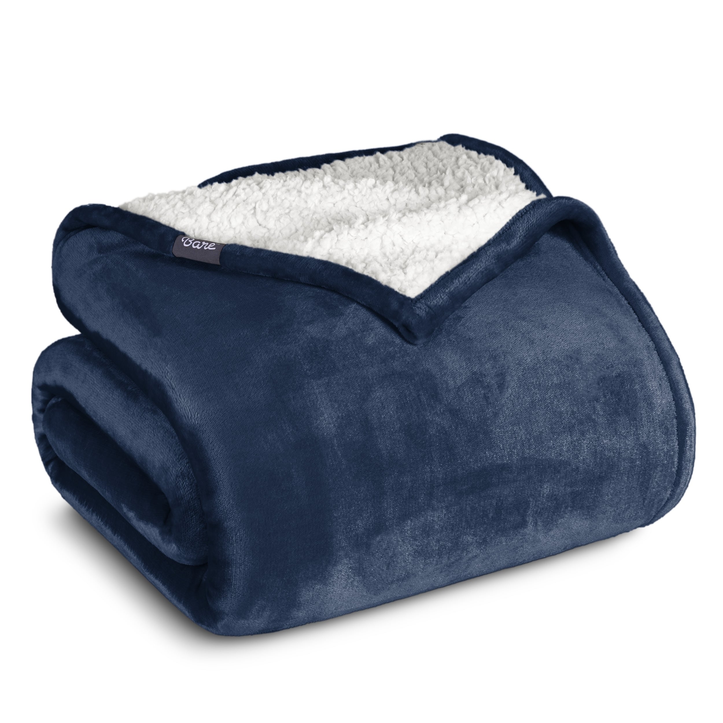Bare Home Sherpa Fleece Blanket Reversible Plush Bed Blanket Bed Bath Beyond 28530310