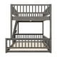 preview thumbnail 7 of 18, Full XL over Queen Bunk Bed with Ladder and Guardrails