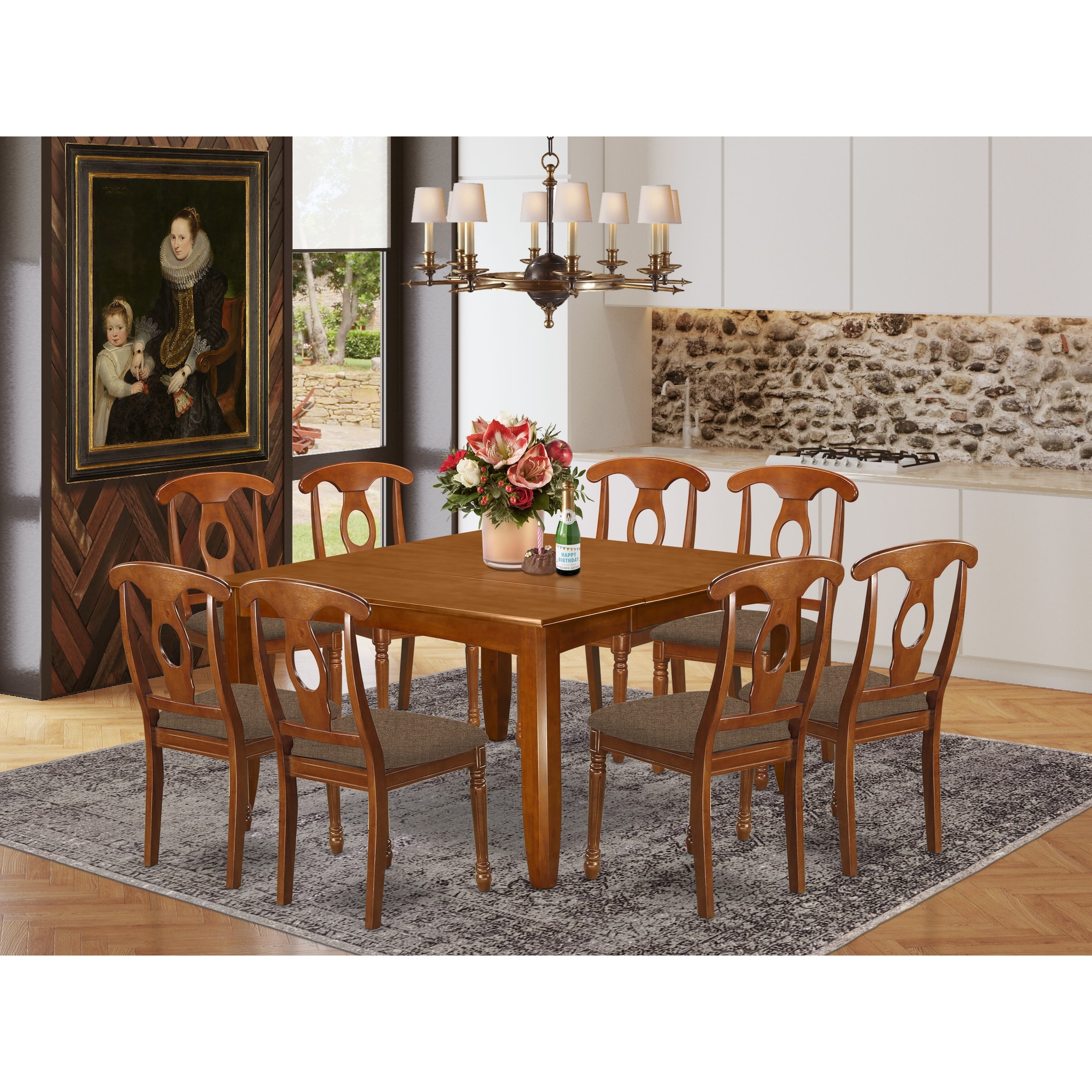 9 Piece Sets Queen Anne Dining Sets Bed Bath Beyond
