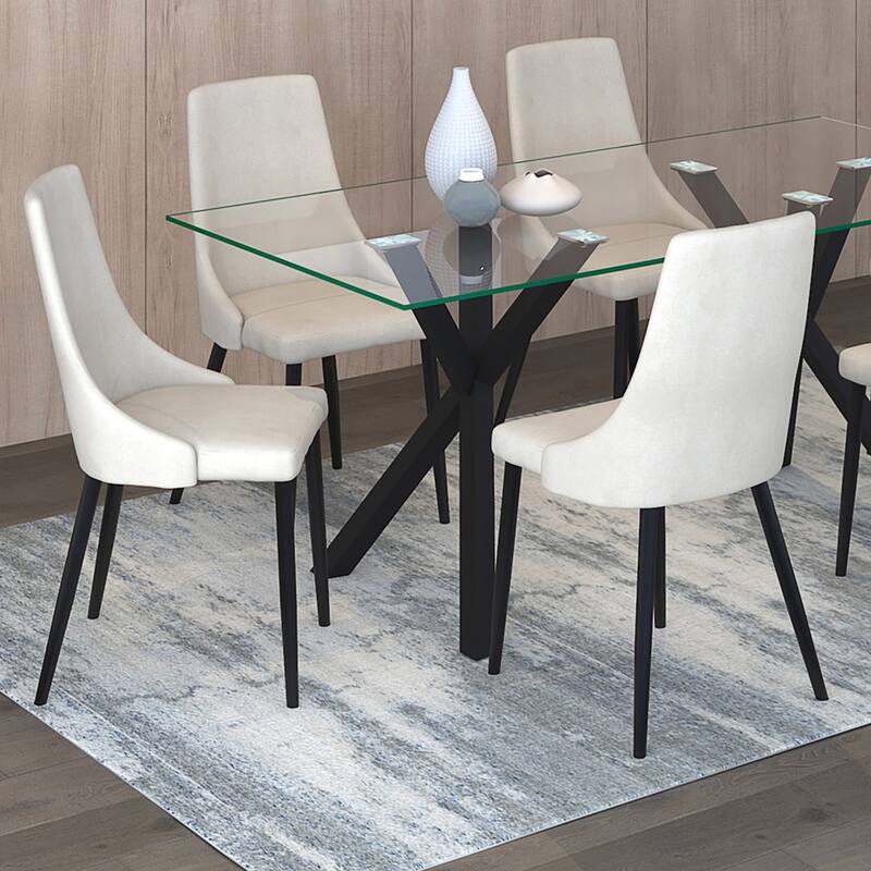 Mid-century Modern Upholstered Side Chairs (Set of 2)