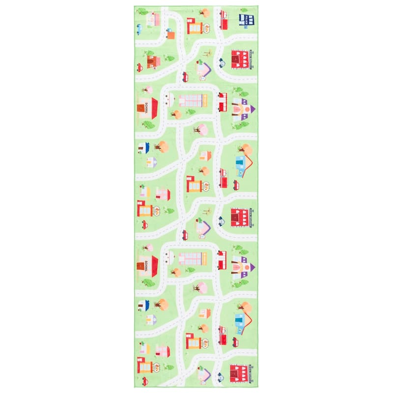 SAFAVIEH Santa Neeltje Monica Kids Machine Washable Slip Resistant Rug