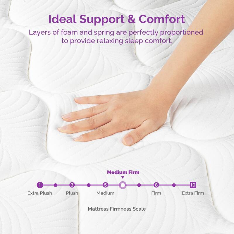 14 inch Gel Memory Foam Hybrid Mattress in a Box