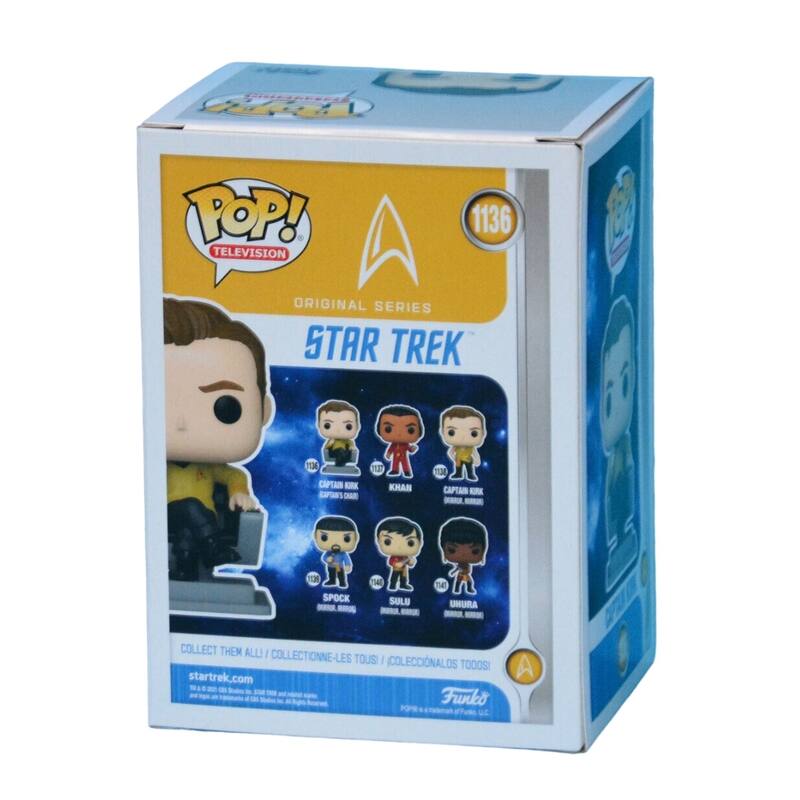 Funko Pop! Star Trek Captain Kirk in Chair #1136