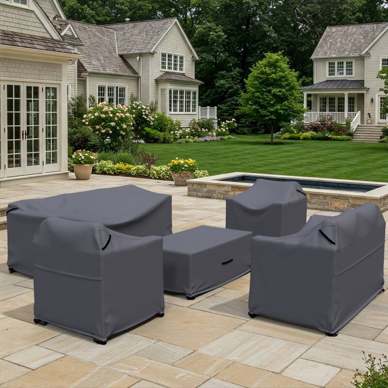 Forever Patio Outdoor Seating Group 5 piece Furniture Cover - 32 x 76 x 26