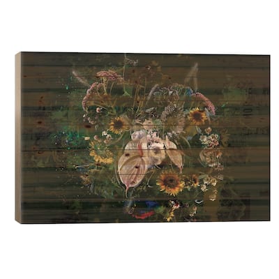 True Expectations II Print On Wood by Teis Albers - Multi-Color
