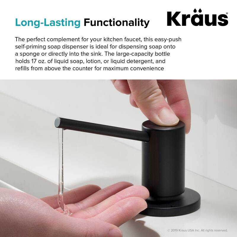 Kraus Kitchen Soap and Lotion Dispenser