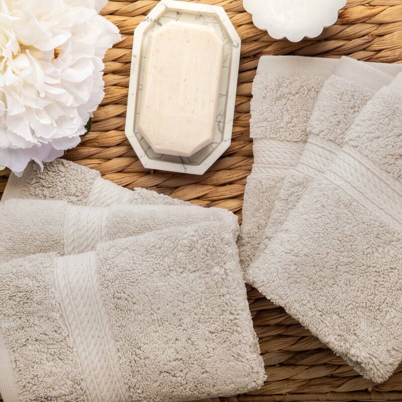 Superior Marche Egyptian Cotton 6 Piece Face Towel Set