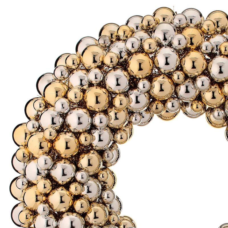 24" Deluxe Mixed Ball Wreath