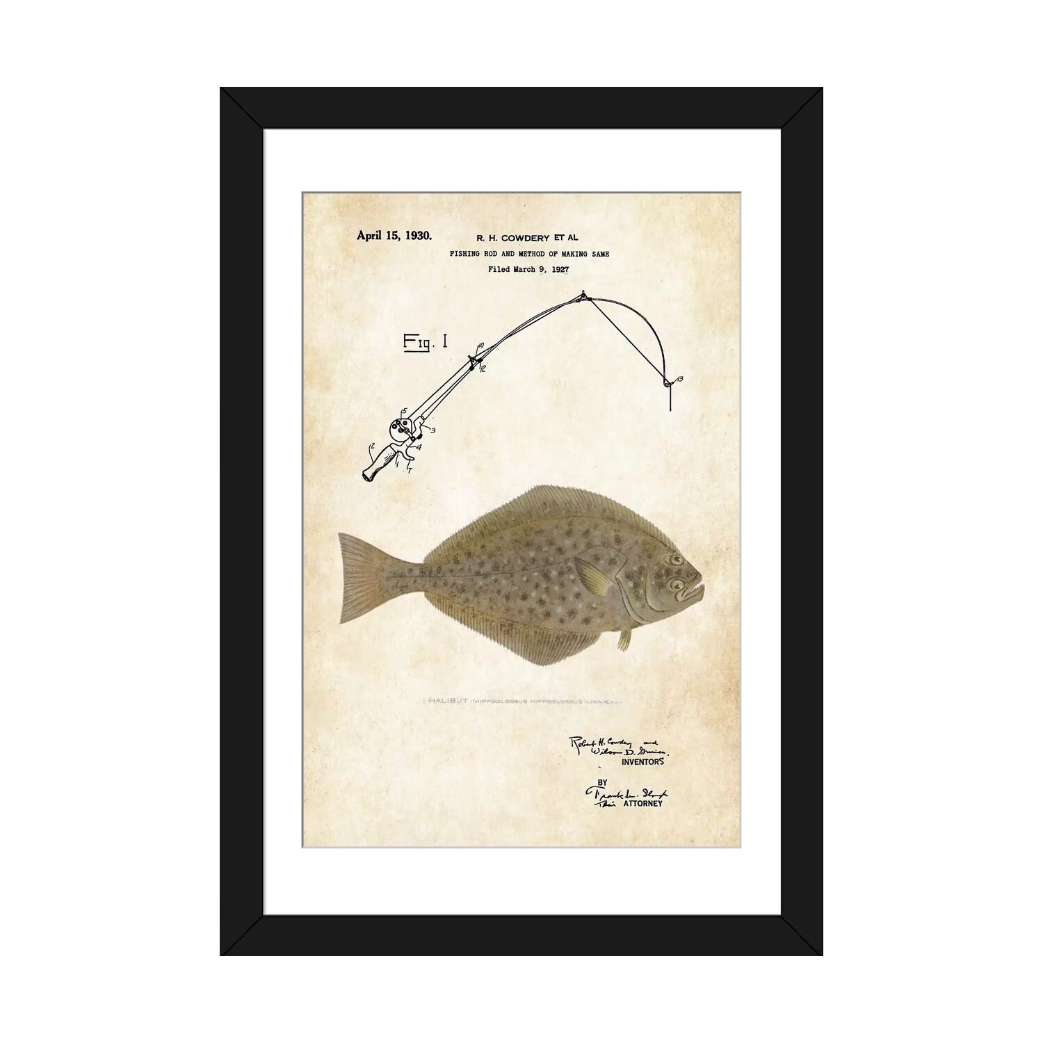 Bluegill Sunfish Fishing Lure Art Print by Patent77