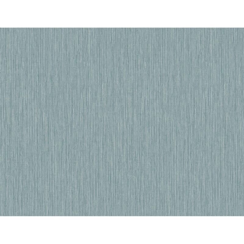 Seabrook Designs Vertical Stria Embossed Vinyl Unpasted Wallpaper - 27 in. W x 27 ft. L - Agave & Metallic Silver
