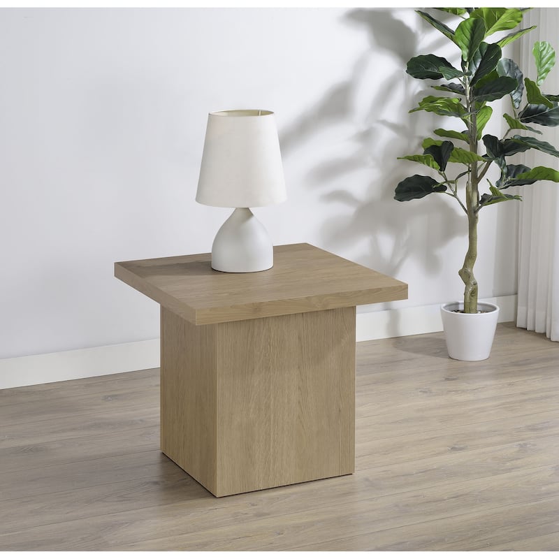 Devar Square Engineered Wood End Table