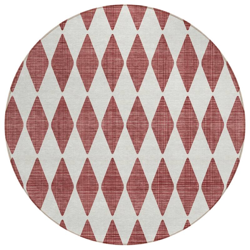 HomeRoots Geometric Transitional Rectangle Outdoor Rug