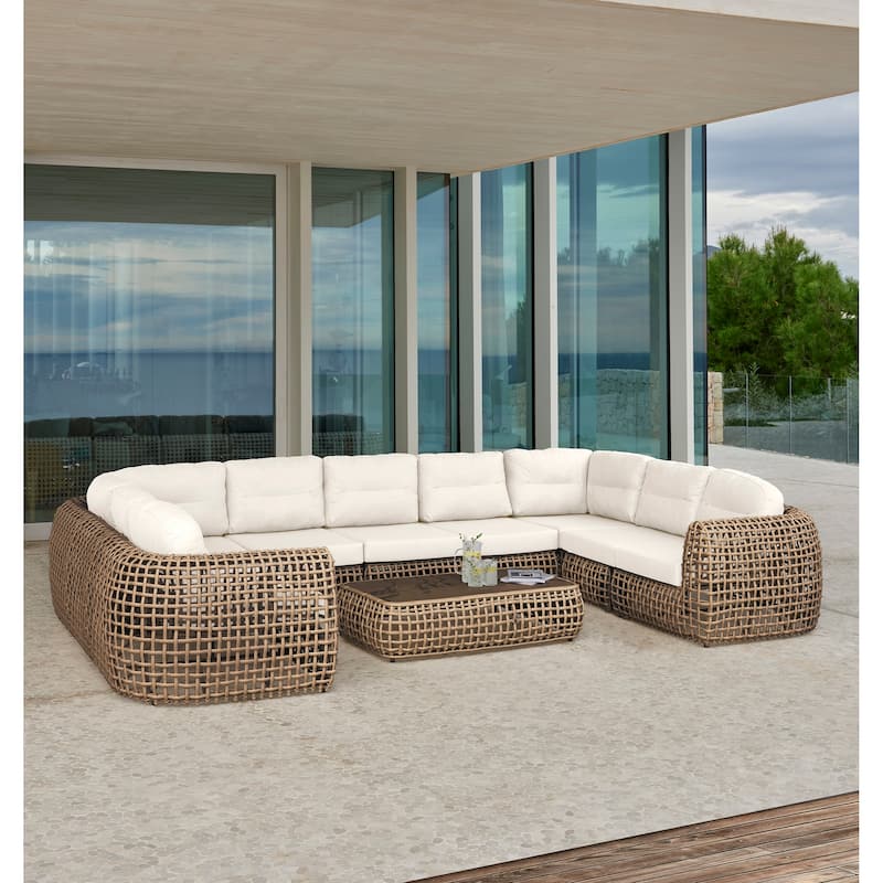 Skyline Design Dynasty Corner Chair with Sunbrella Cushion - 41"W x 41"D x 27"H